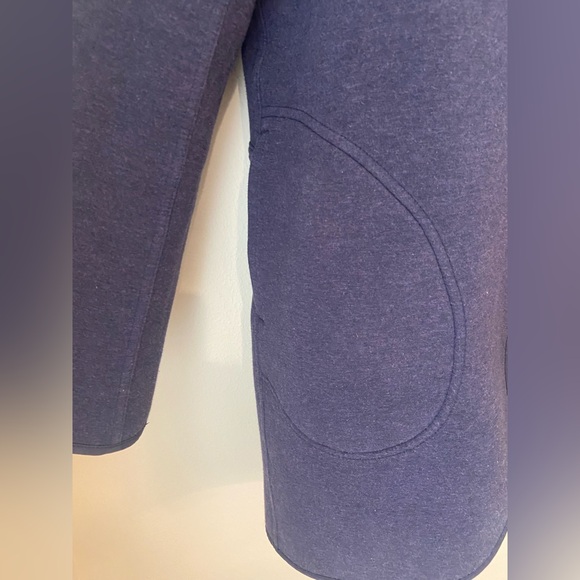 Lululemon City Bound Wrap Jacket Coat Heathered Deep Indigo / Deep Indigo - Picture 3 of 10